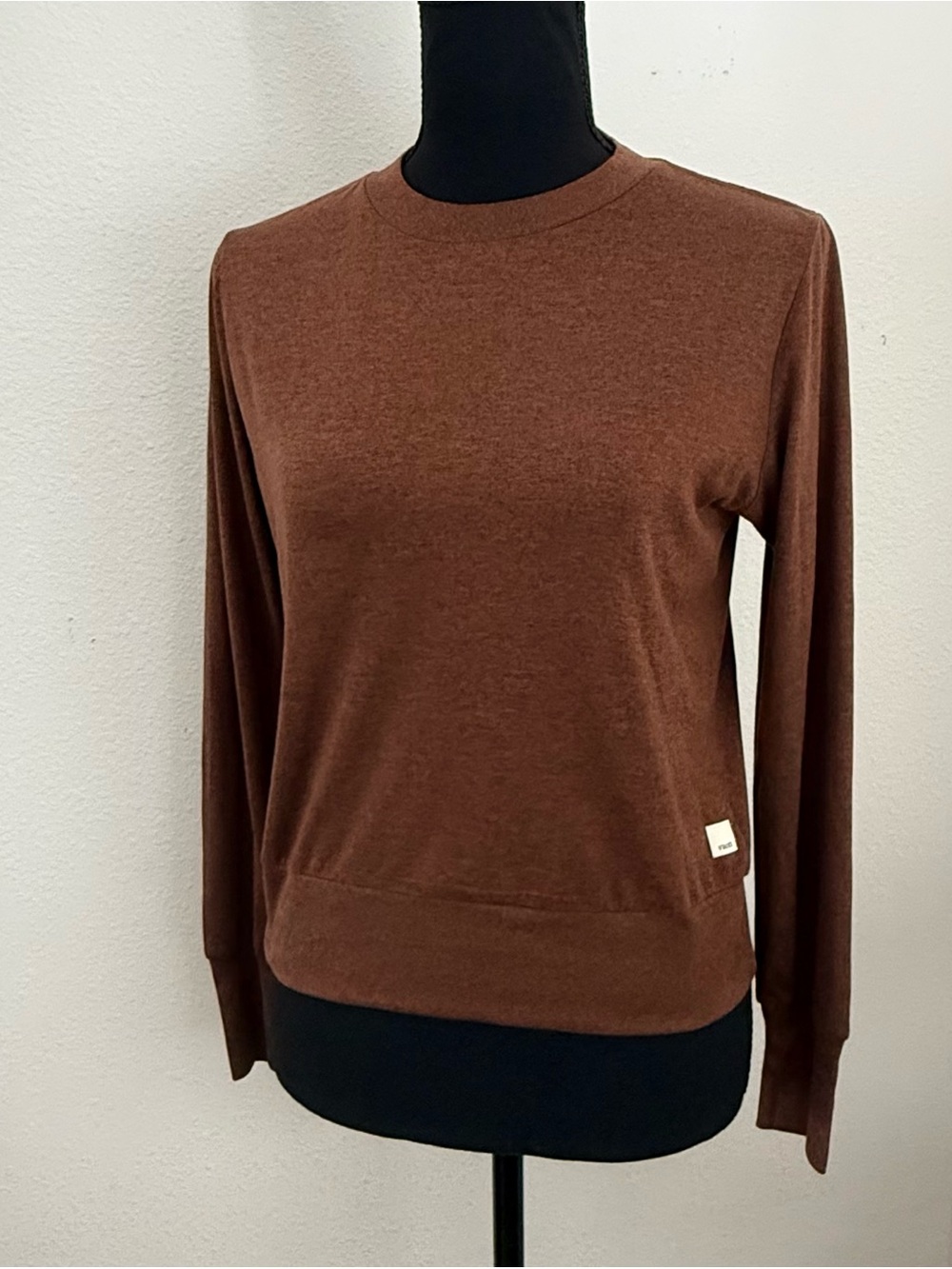 Vuori Daydream Crew Long Sleeve Top - Mulberry Heather - Size XS (EUC) - Picture 13 of 13